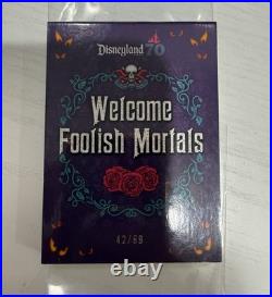 Topps Disneyland 70th Anniversary Welcome Foolish Mortals WFM-4 #42/69
