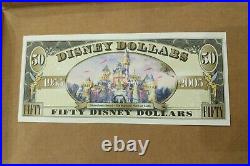 Uncirculated Disney Dollars A series 50th Anniversary Mickey Mouse 50 Disneyland
