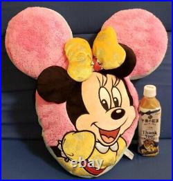 Used Disneyland 30th Anniversary Goods Cushion 510mm Minnie Mickey Mouse