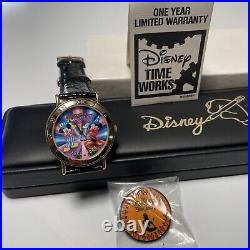 VTG Disney LTD ED Mickey Mouse 40 Yr Anniversary Disneyland 1955-1995 Watch NOS