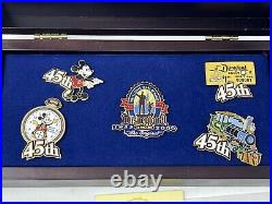 VTG Disneyland Park Pin 45th Anniversary Pin Set Limited Edition Only 1000 Made