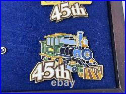 VTG Disneyland Park Pin 45th Anniversary Pin Set Limited Edition Only 1000 Made