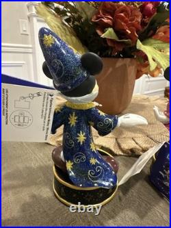 Very Rare Disneyland Paris 20th Anniversary Mickey & Minnie Figurine, NWT