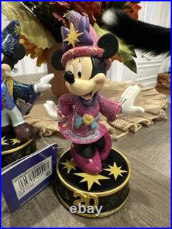 Very Rare Disneyland Paris 20th Anniversary Mickey & Minnie Figurine, NWT