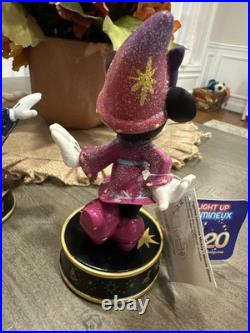 Very Rare Disneyland Paris 20th Anniversary Mickey & Minnie Figurine, NWT
