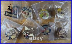 Vintage 1985 Disneyland 30th Anniversary Complete 8 Pin Set Sealed Lands