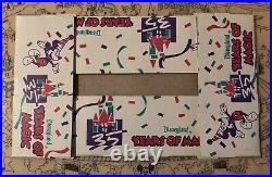 Vintage Disneyland 35th Anniversary Food Tray Carrier Box 90s 1990 Archival Rare