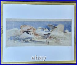 Vintage Disneyland Disney Gallery 10th Anniversary Concept Art Print 34/300