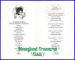 Vintage Disneyland Private Party Elizabeth Taylor 60th Birthday 1992 Souvenirs