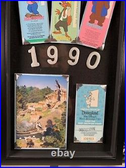 Vintage Disneyland Ticket 1990 35th Anniversary Splash Mountain Disney Ride Rare