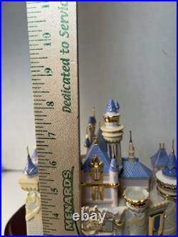 Vintage Lenox Disneyland 50th Anniversary Jeweled Castle Figurine Rare Display
