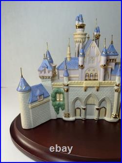 Vintage Lenox Disneyland 50th Anniversary Jeweled Castle Figurine Rare Display