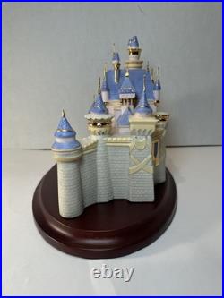 Vintage Lenox Disneyland 50th Anniversary Jeweled Castle Figurine Rare Display