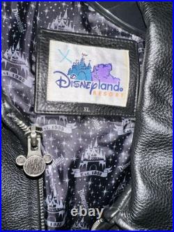 Vintage MICKEY MOUSE Disneyland 50th Anniversary Varsity Leather Jacket Small Vintage MICKEY MOUSE Disneyland 50th Anniversary Varsity Leather Jacket Small