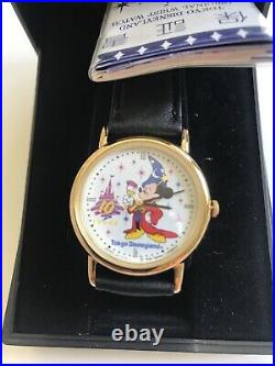 Vintage Tokyo Disneyland 10Th Anniversary 1993 Sorcerer Mickey Watch