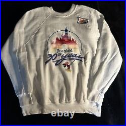 Vintage disneyland 30 years anniversary sweatshirt brand new