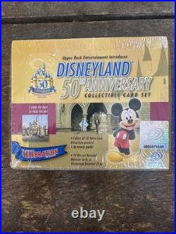 Vtg 2005 Upper Deck Disneyland 50th Anniversary 120 Trading Cards Sealed Box NIB