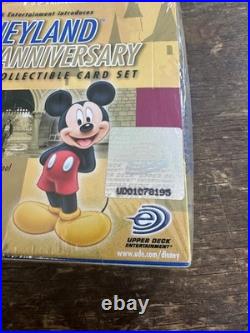 Vtg 2005 Upper Deck Disneyland 50th Anniversary 120 Trading Cards Sealed Box NIB