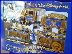 Walt Disney 50th Anniversary Golden Edition Railroad Train Set