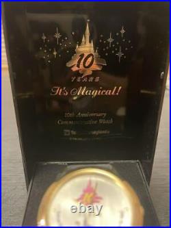 Wristwatch Tokyo Disneyland 10Th Anniversary Cast Limited Watch Warranty Card W