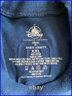 XXL 2xl Disneyland 65th Anniversary Happiest Place On Earth Spirit Jersey New