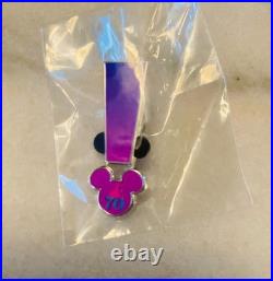 Yellow, Red, Green & Purple Exclamation Point Mark Disney 70th Anniversary Pins